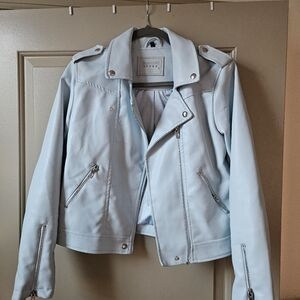 BlankNYC powder blue jacket